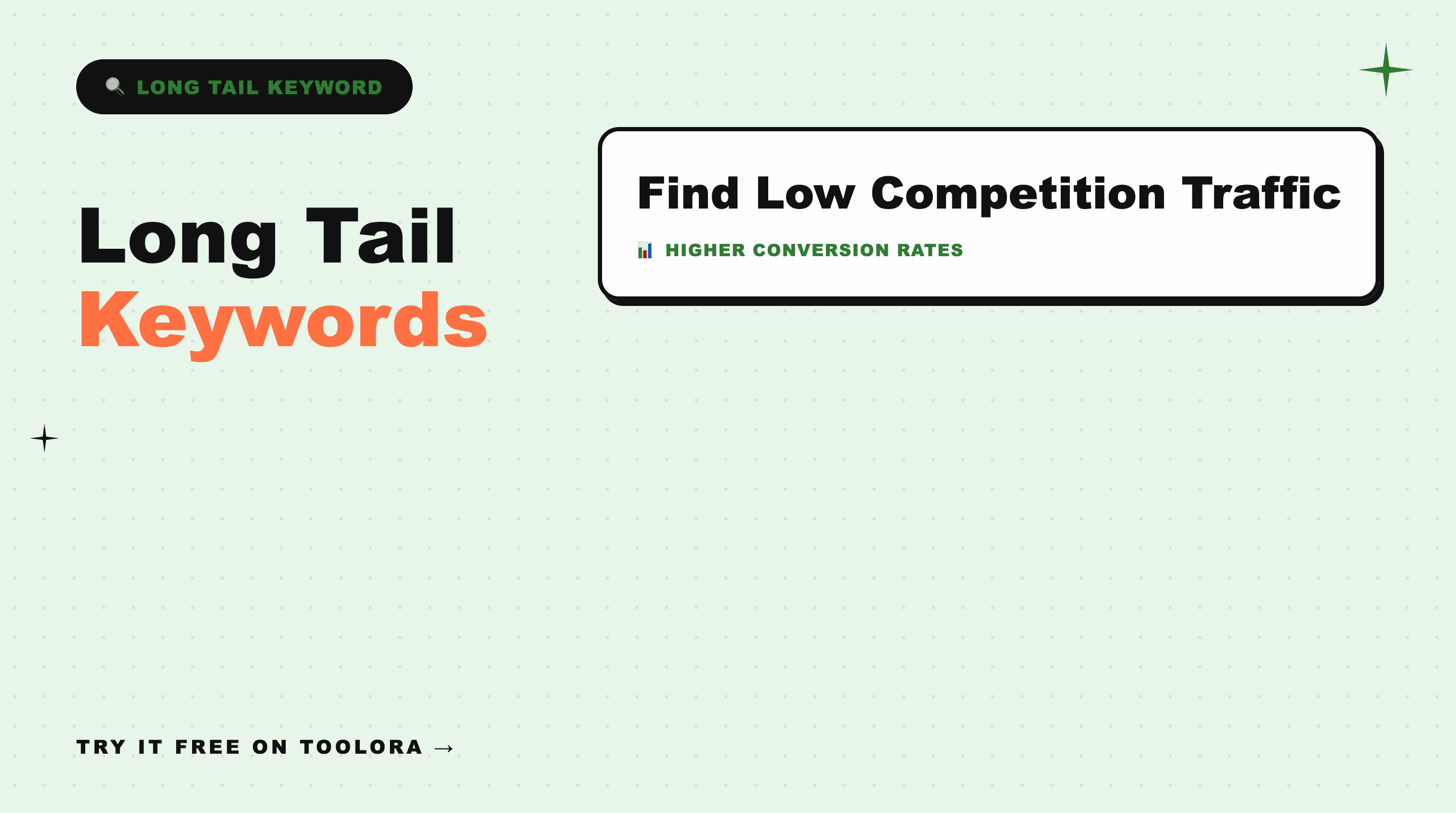 Long Tail Keyword Finder Free — Find Low Competition Traffic