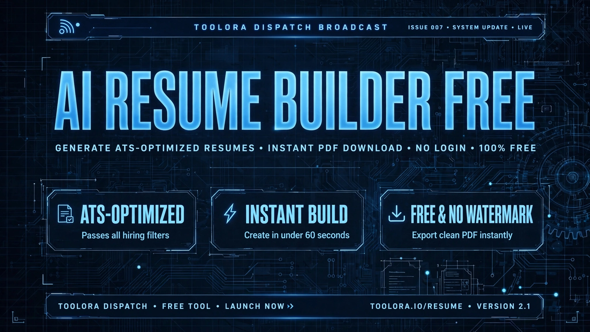AI Resume Builder Free — Create a Resume in Minutes