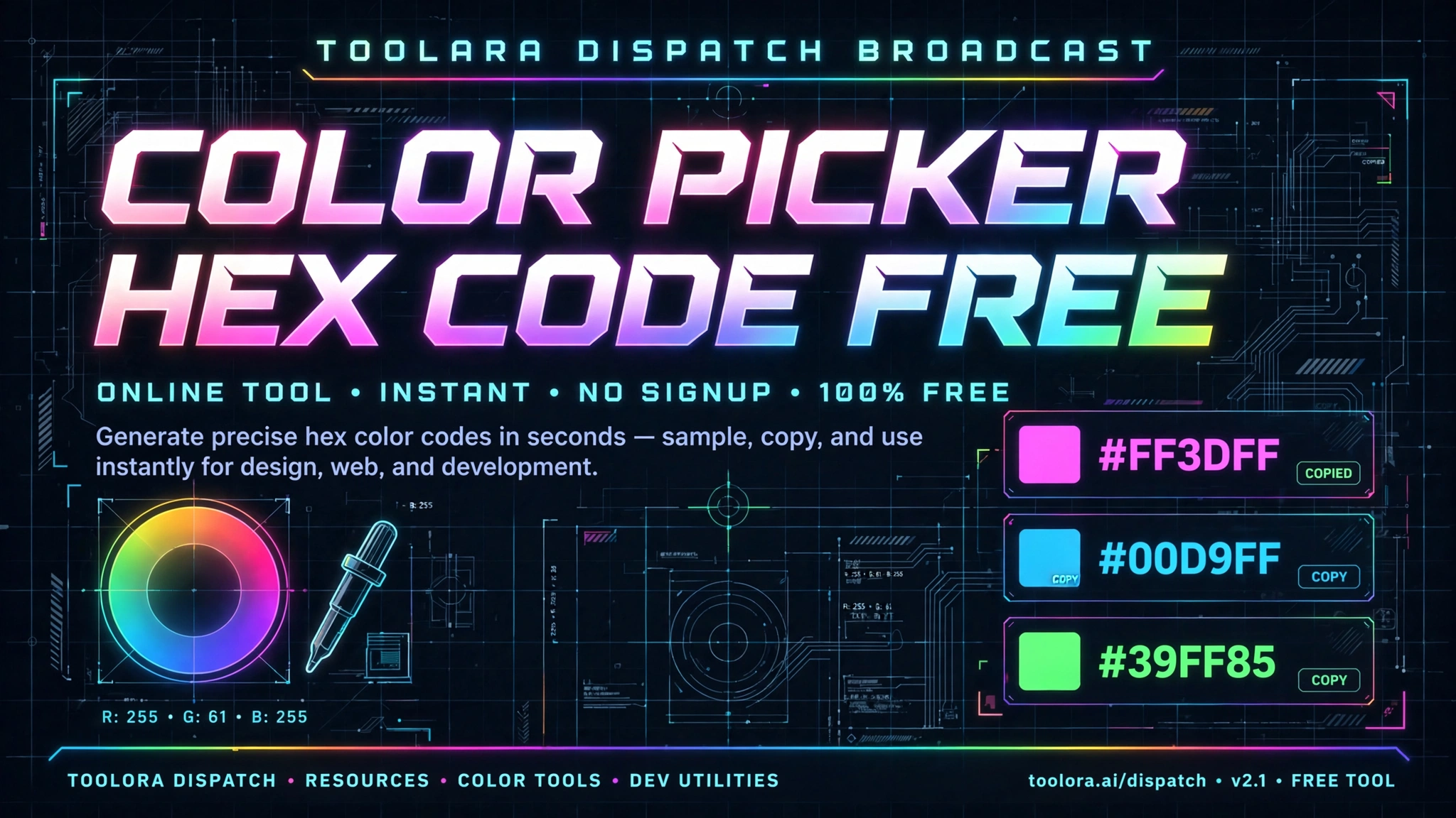 Color Picker Hex Code Online — Find Any Color Free