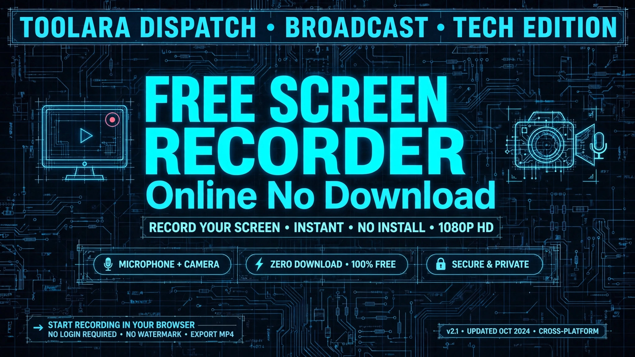 Free Screen Recorder Online — No Download, No Sign Up, Records Instantly