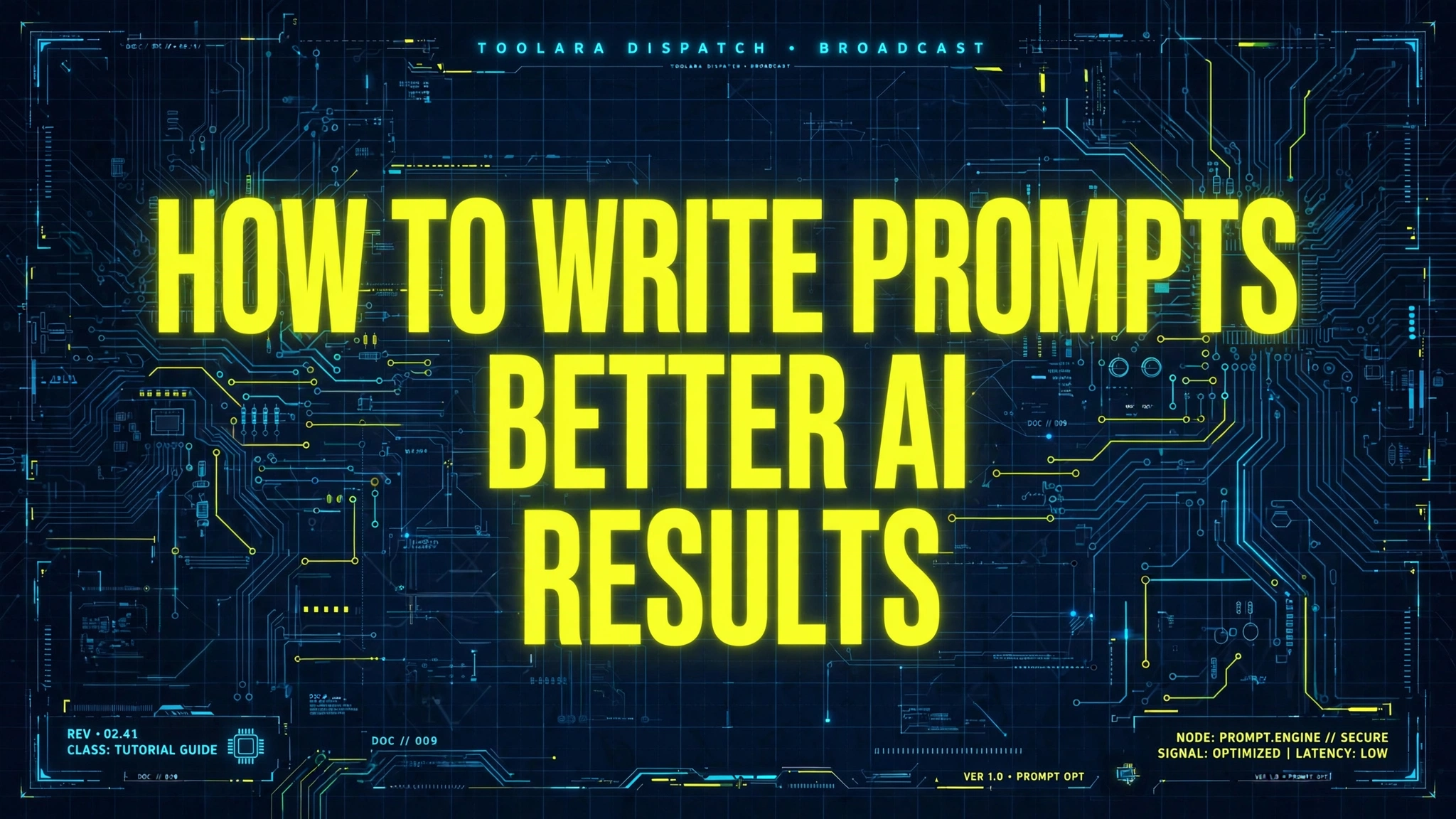 How to Write Better AI Prompts Every Time | Toolora