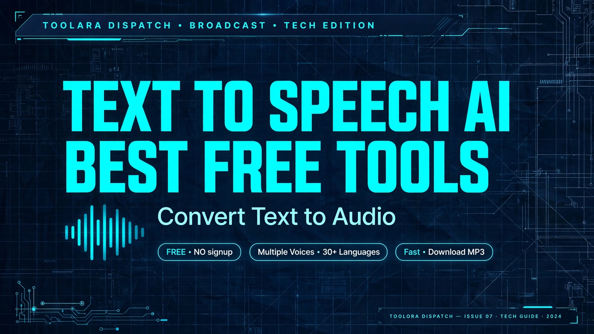Text to Speech AI Free – Best Tools to Convert Text to Audio