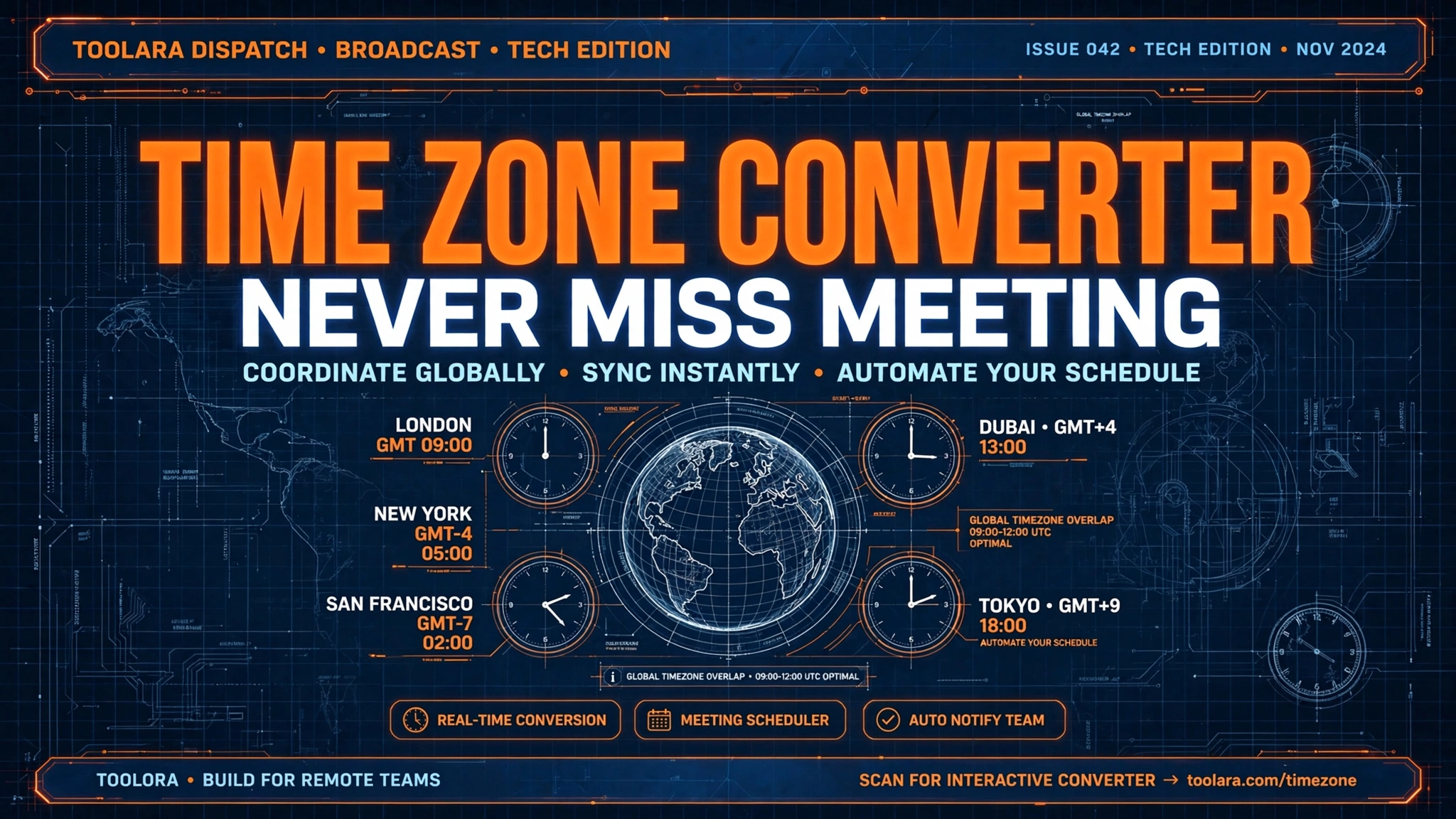 Time Zone Converter Online — Schedule Meetings Globally