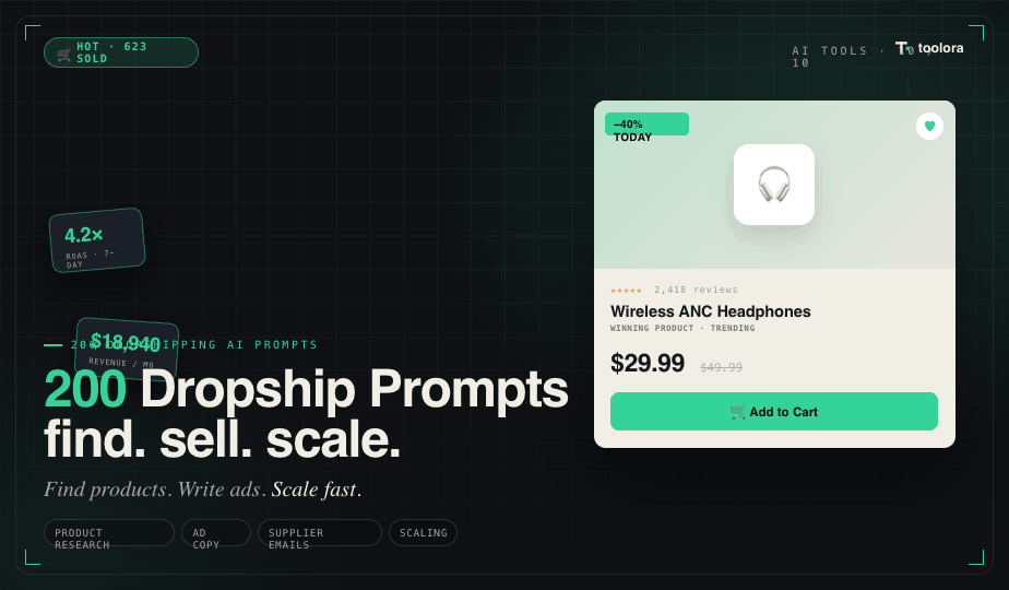 200 Dropshipping AI Prompts