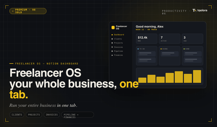 Freelancer OS — Notion