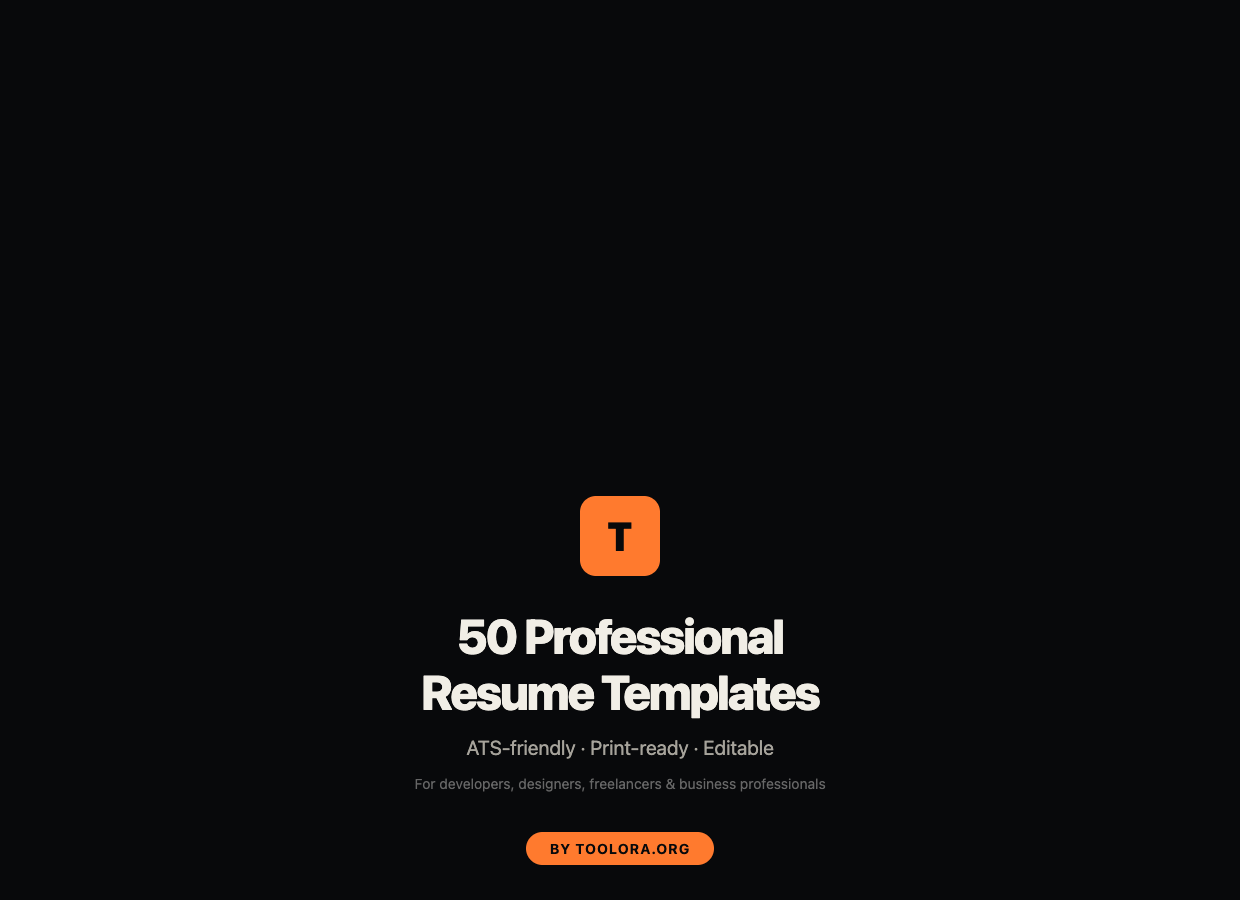 50 Resume Templates
