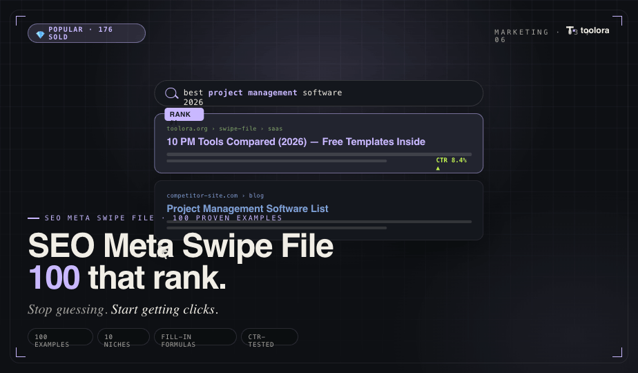 SEO Meta Swipe File