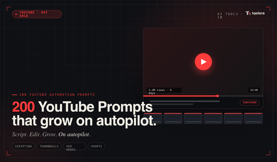 200 YouTube Automation Prompts
